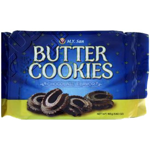 M.Y. San Delicious Chocolate Flavor Butter Cookies - 165 G Pack