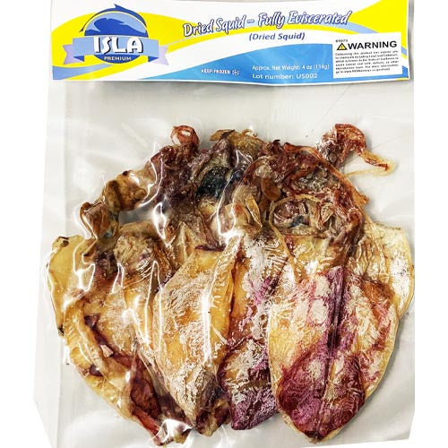 Isla Premium Fully Eviscerated 4 OZ Dried Squid - High - Quality Seafood