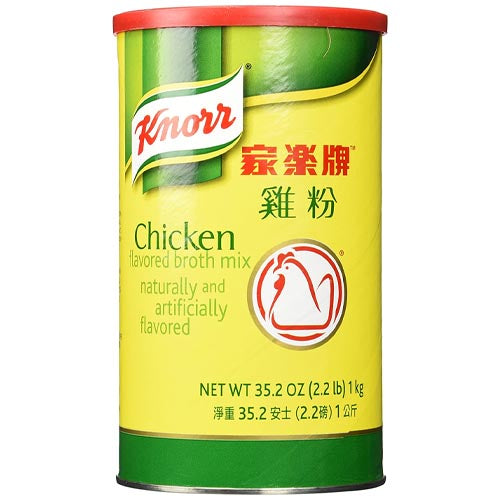 Get 2.2 LBS Knorr Chicken Flavored Broth Mix - Naturally & Artificially Flavored