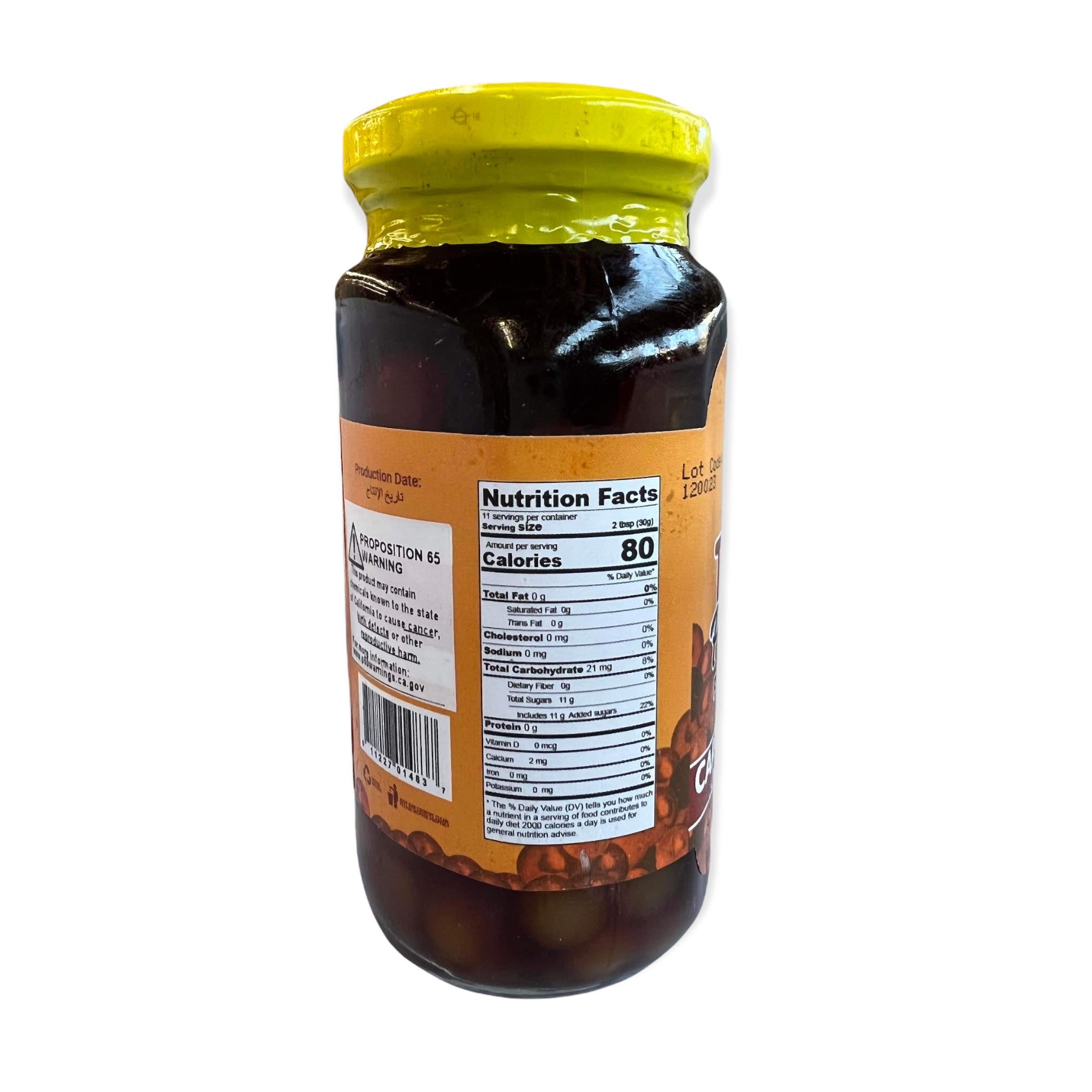 Hot Sale! Buenas Caramel - Flavored Sago Tapioca Pearl in Syrup, 340 G