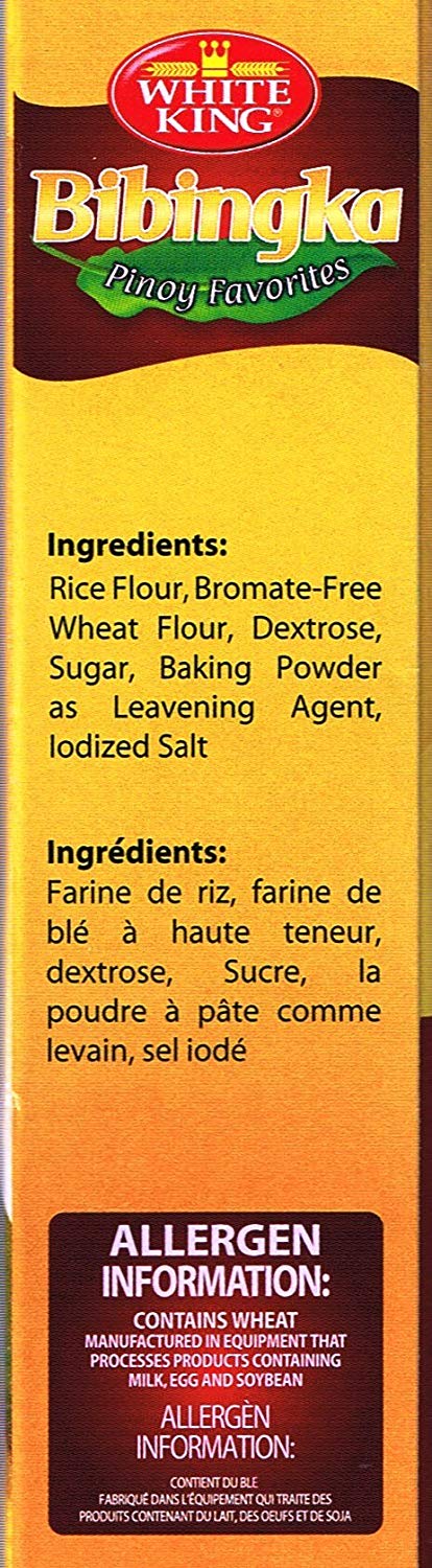 White King 500g Bibingka Mix - Perfect for Filipino Christmas Breakfasts
