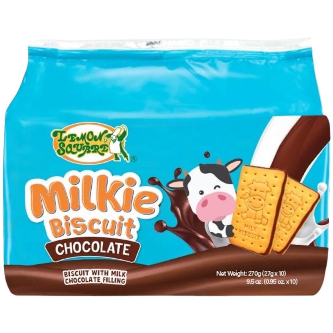 Lemon Square Milk Chocolate Filled Biscuits - 10 Pack, 270 G