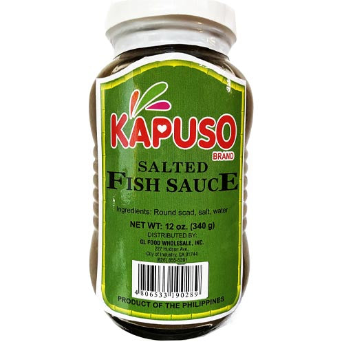 Limited Offer! 12 OZ Kapuso Salted Fish Sauce for Flavorful Filipino Dishes