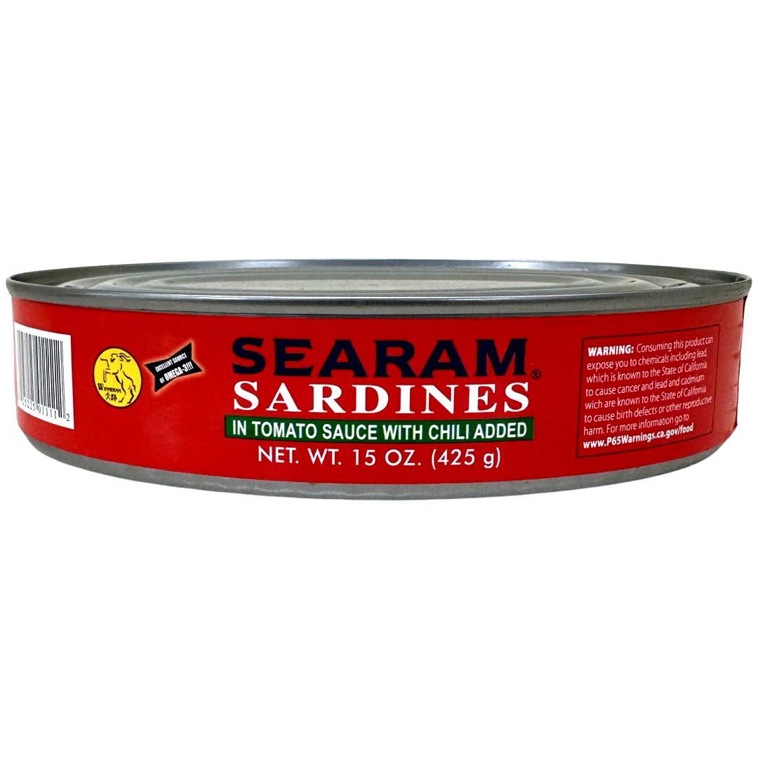Searam 15 OZ Sardines in Spicy Chili Tomato Sauce