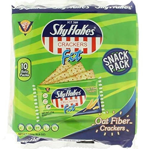 M.Y. San Skyflakes Fit Oat Fiber Crackers - 10 Pack (250 G)