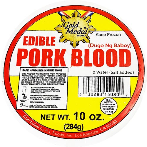 Gold Medal Premium Edible Pork Blood - 10 OZ for Filipino Delights