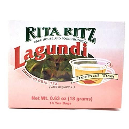 Rita Ritz - Lagundi Dried Herbal Tea - 14 Tea Bags for Cough Relief