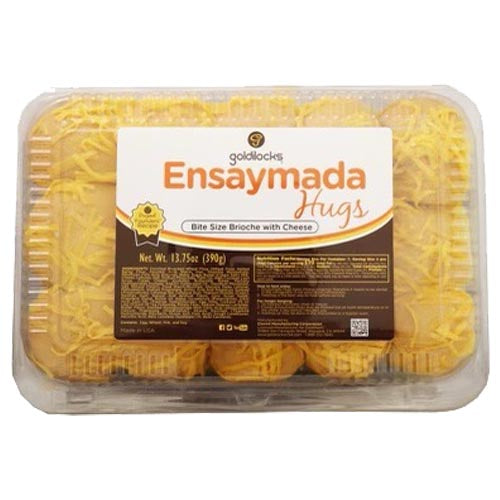 Goldilocks Cheesy Bite-Size Brioche Ensaymada Hugs - 15 Pieces, 13.75 OZ - Great Treat!