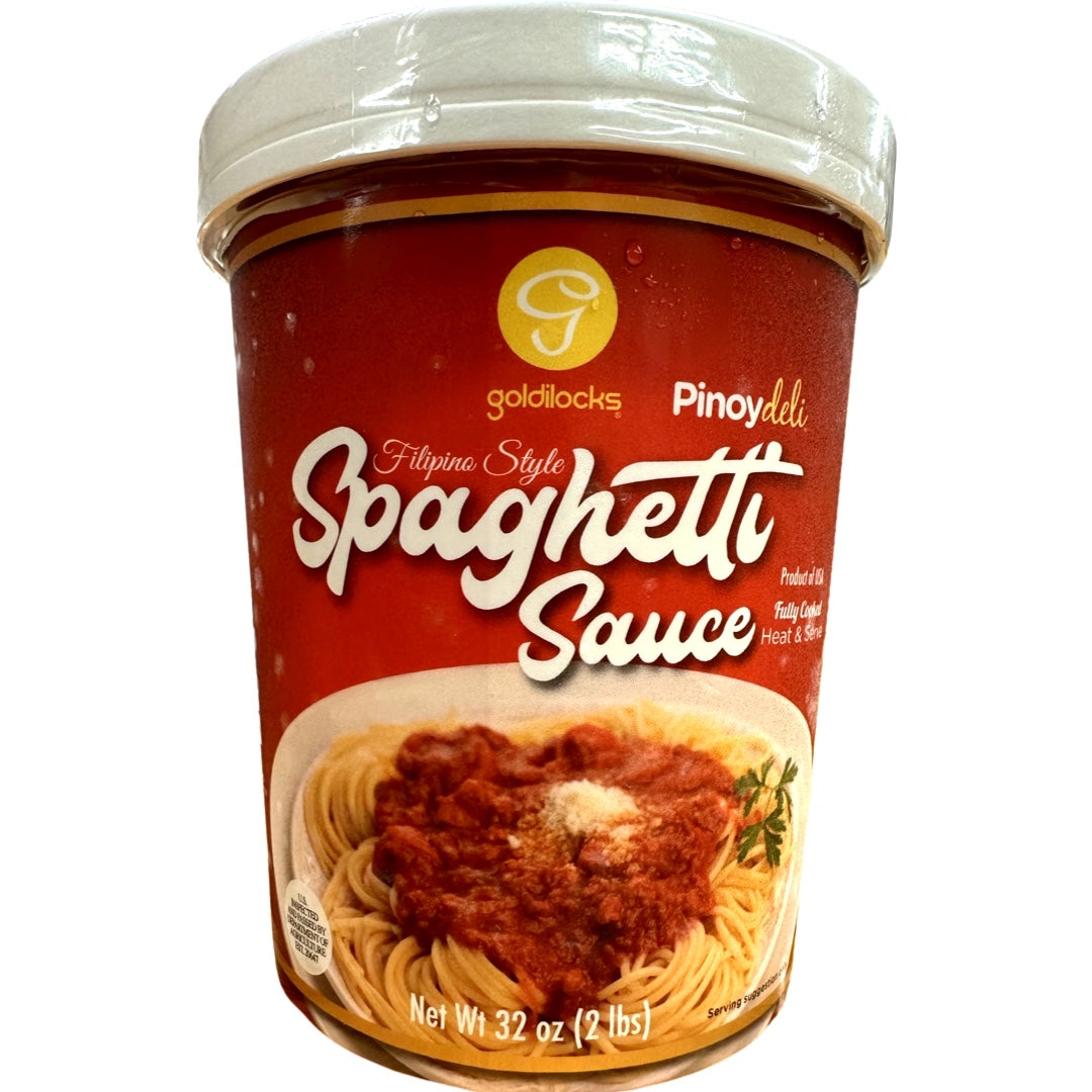 Goldilocks Fully Cooked Filipino Style Spaghetti Sauce with Meat - 2 LBS
