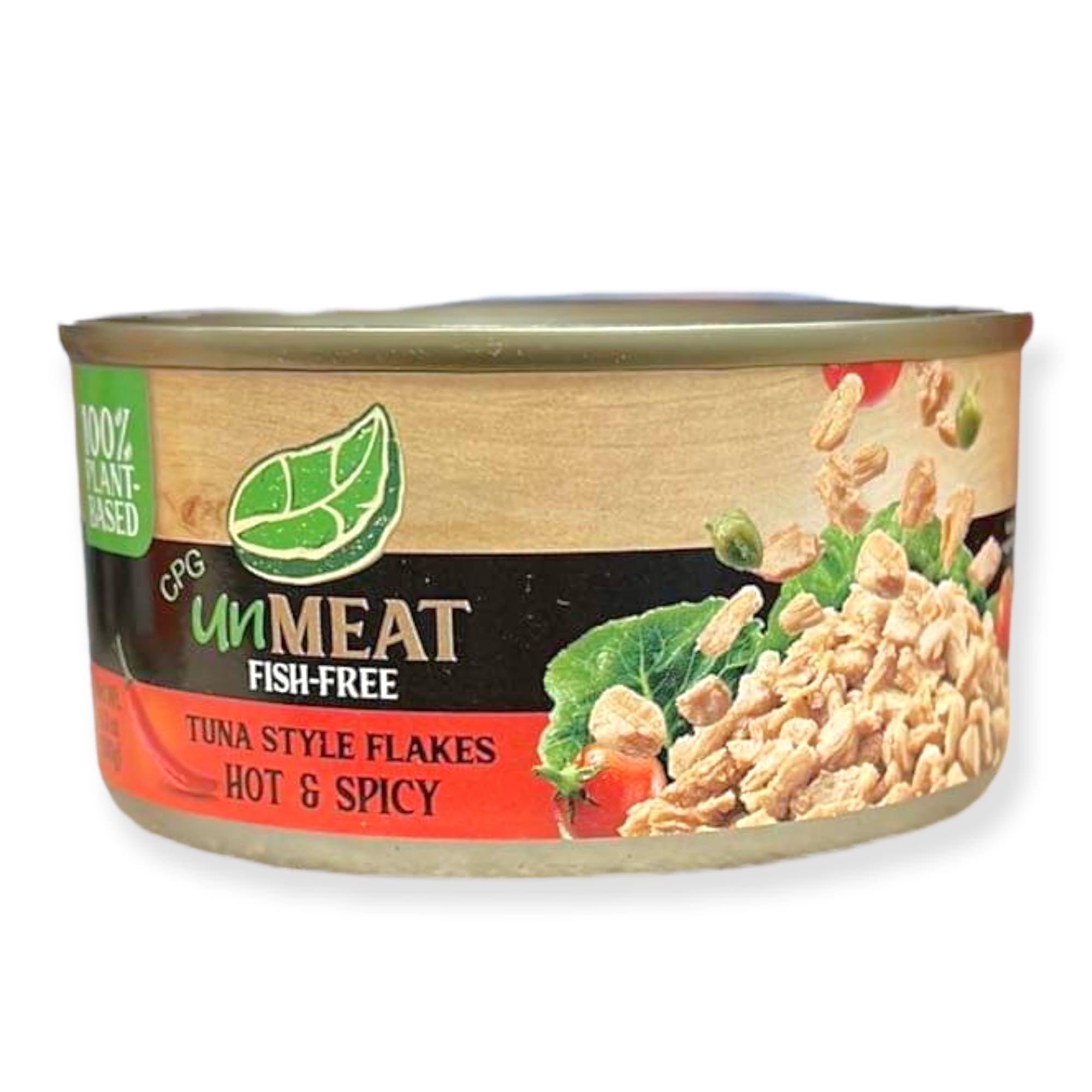Hot & Spicy Unmeat Fish-Free Tuna Flakes - 180 G (Great Deal!)