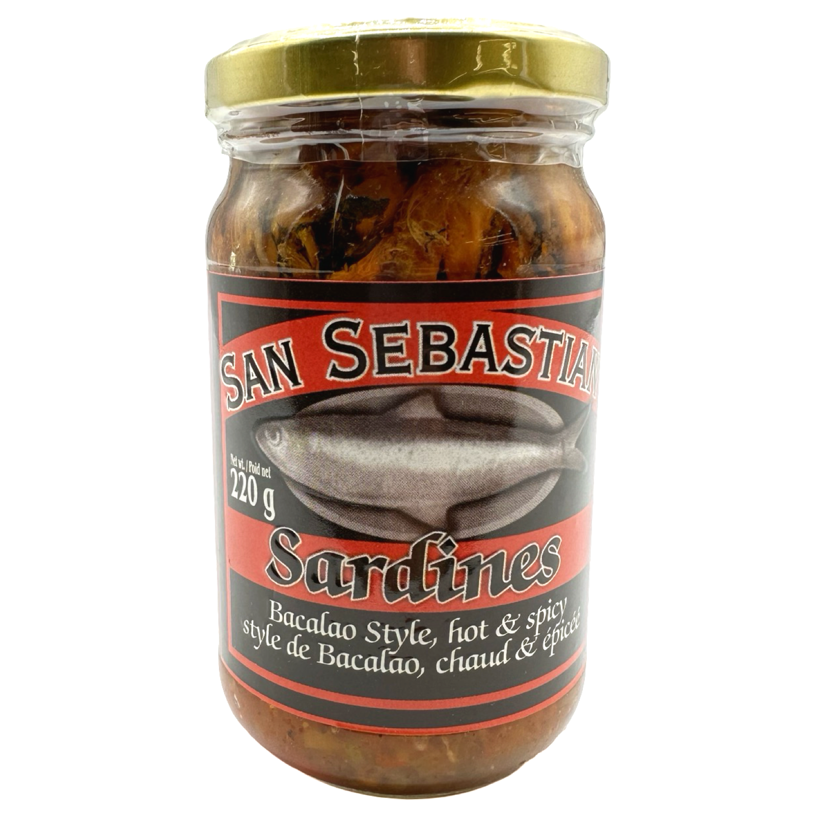 San Sebastian Spanish Sardines Bacalao Style - Hot & Spicy 220G - Must - Try!