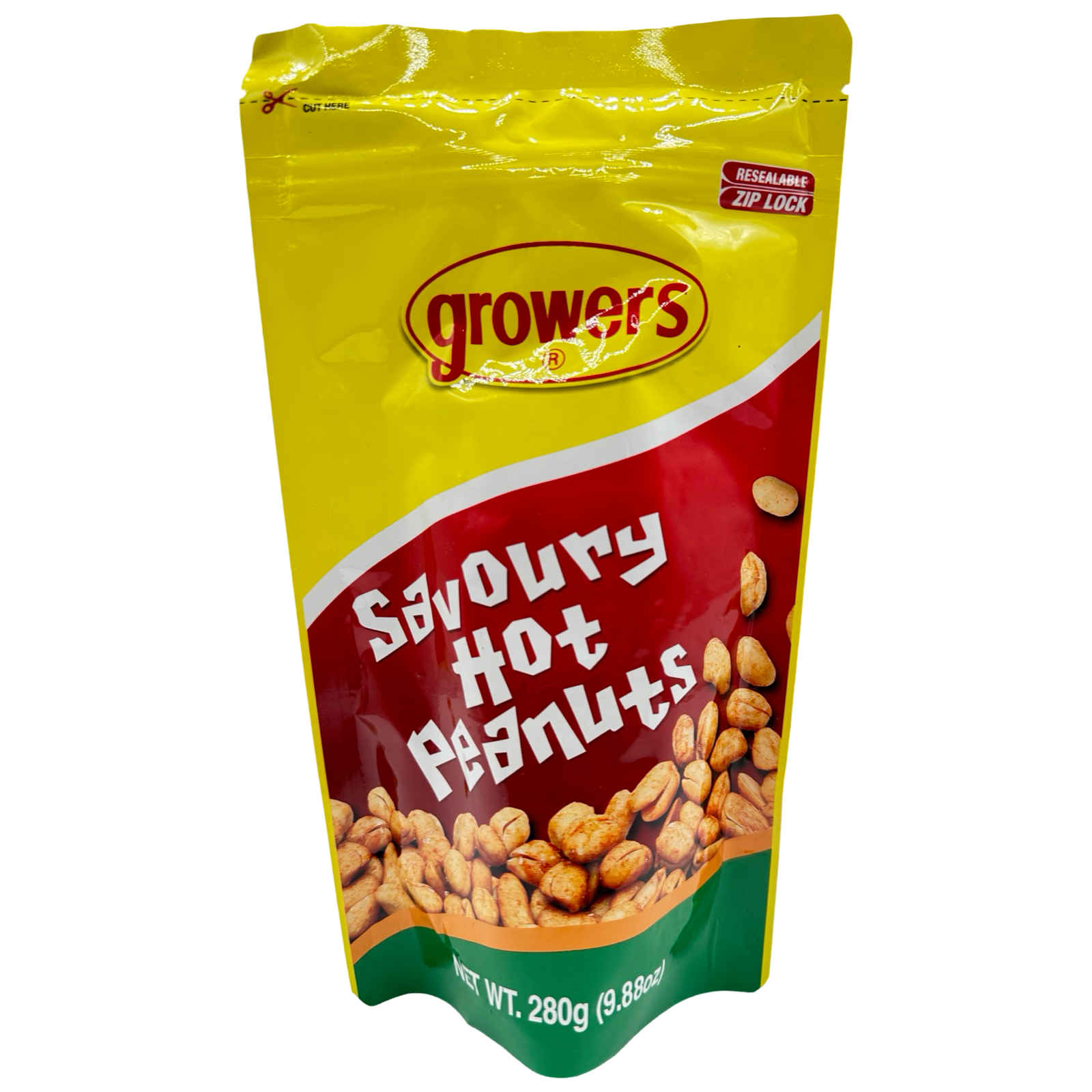 Growers Savoury Hot Peanuts - 9.88 OZ Party Pack
