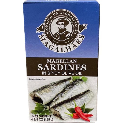 Spicy Magellan Olive Oil Sardines - 125 G