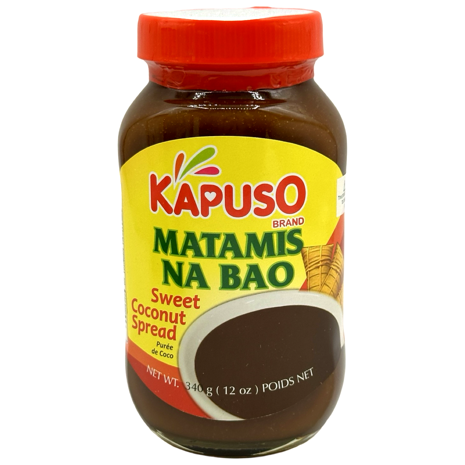 Kapuso 12 OZ Sweet Coconut Spread - Perfect for Toast & Desserts