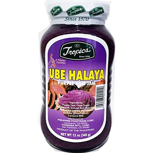 Tropics Purple Yam Jam - UBE Halaya, 12 OZ - Great for Baking!