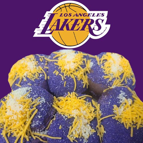 Kagat Bakery - Soft and Tasty Lakers UBE Cheese Pandesal - 6 Pieces Pack