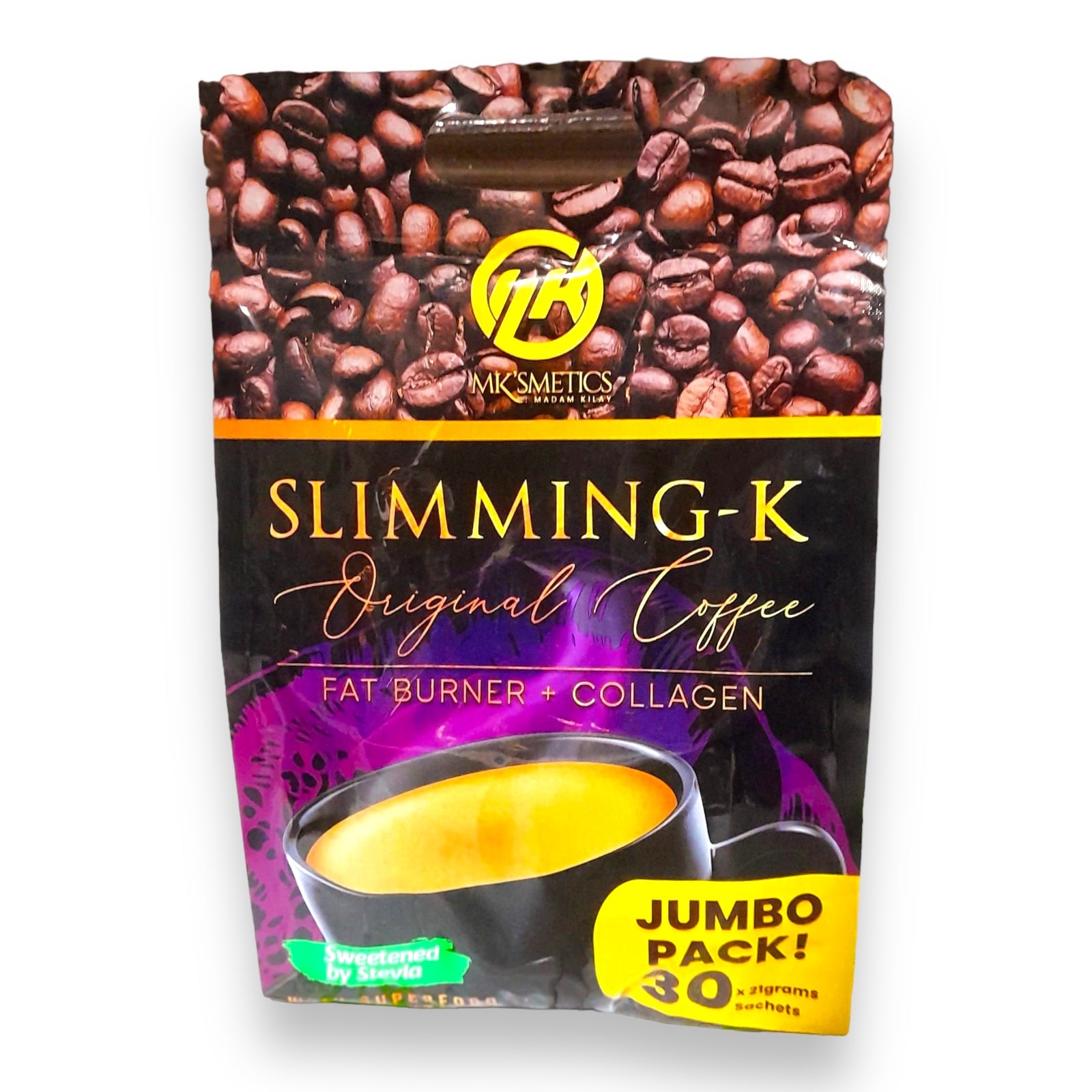 MK’SMETICS Slimming K Original Coffee - Huge Value 30 - Sachet Jumbo Pack