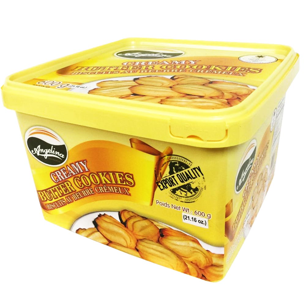 Angelina's Delicious Creamy Butter Cookies - 600 G Package