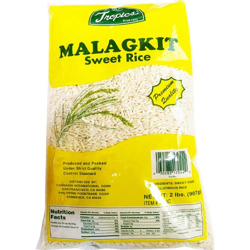 Premium Quality Tropics Glutinous Sweet Rice - Ideal for Filipino Delicacies