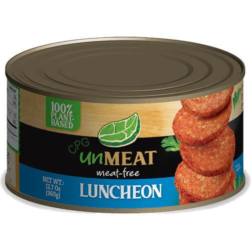 100% Plant-Based Unmeat Luncheon - 360 G, Meat-Free Delight