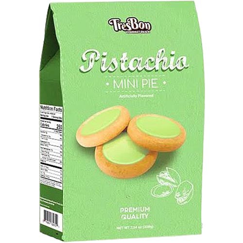TresBon Premium Pistachio Mini Pie - 208 G, Ideal Snack