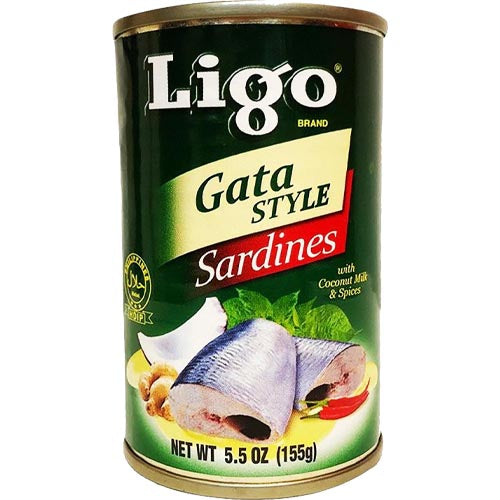 Ligo Sardines in Gata Style - Delicious Canned Sardines with Coconut Milk and Spices