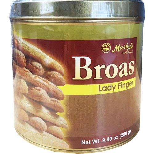 Marky's Prime Bake Lady Finger Broas - Tasty 280 G Snack for All Occasions