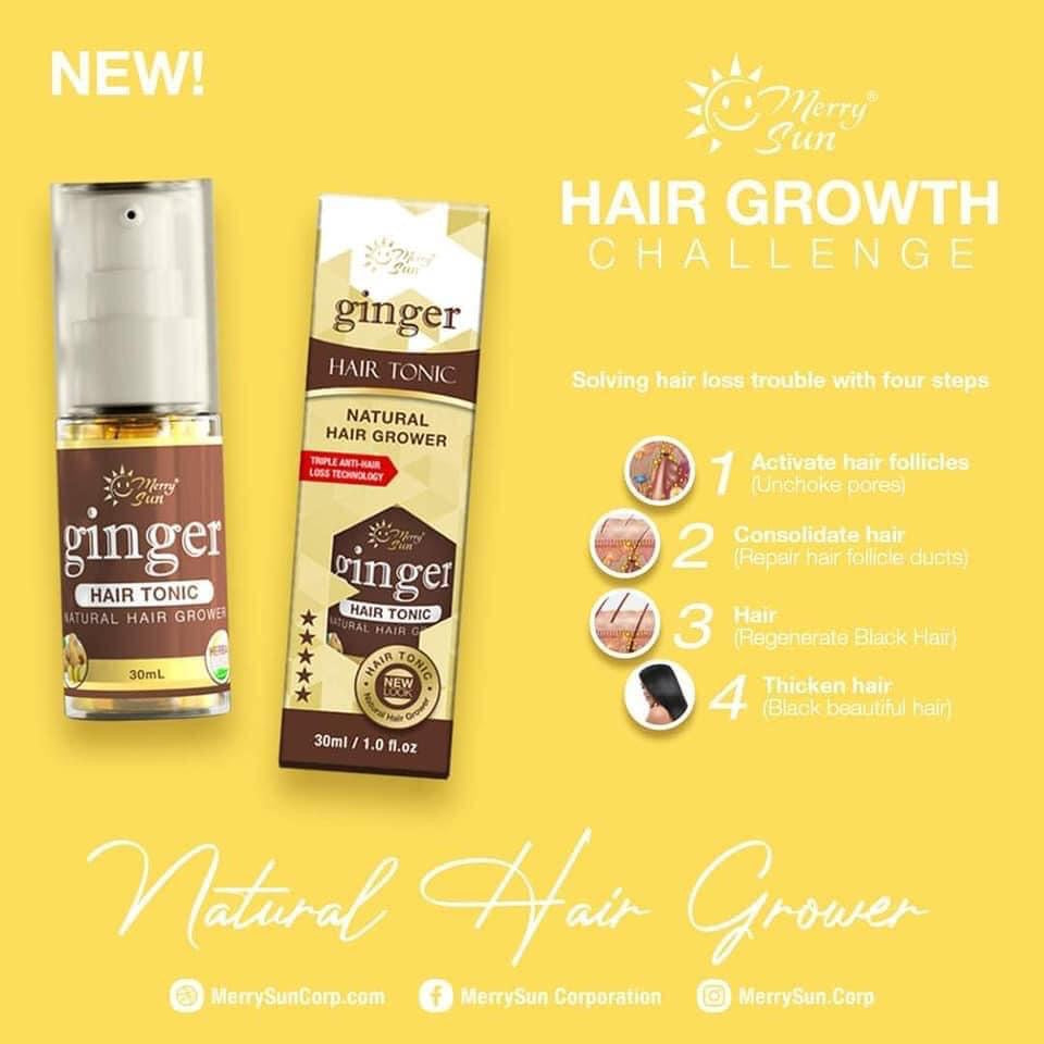 Merry Sun Ginger Hair Growth Spray - 30ml Special Offer
