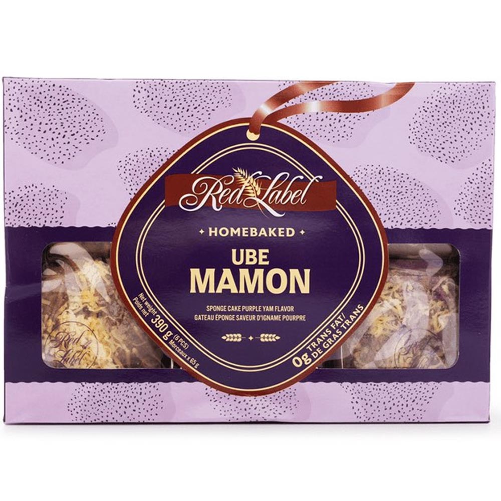 Red Label Freshly Home - Baked UBE Mamon Cake, 390 G - Irresistible Treat!