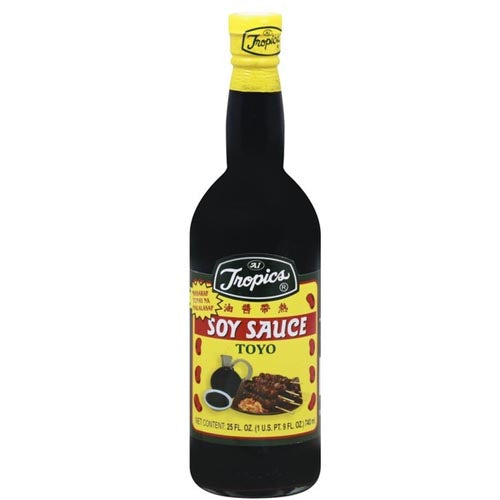Tropics 25 OZ Toyo Soy Sauce Bottle - Imported & Affordable