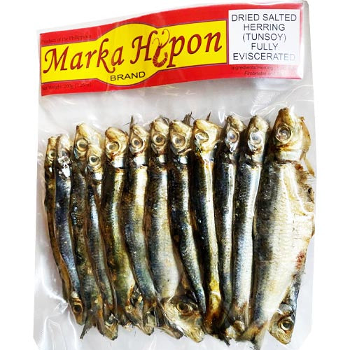 Marka Hipon - 7.05 OZ Fully Eviscerated Dried Salted Herring (Tunsoy) - Great Deal
