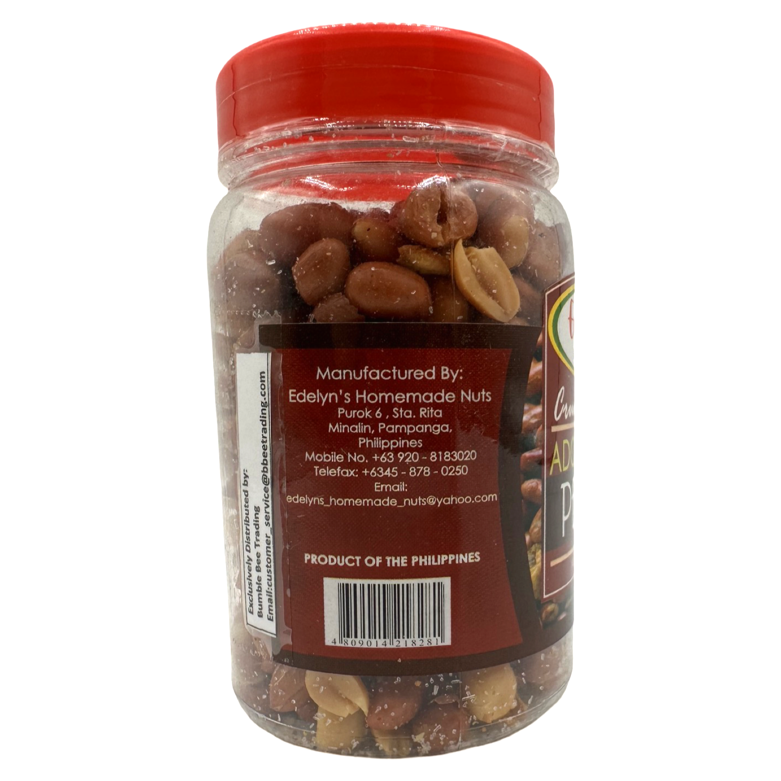 Edelyn's Delicious Homemade Adobo - Flavored Native Peanuts, 150 G for a Tasty Treat