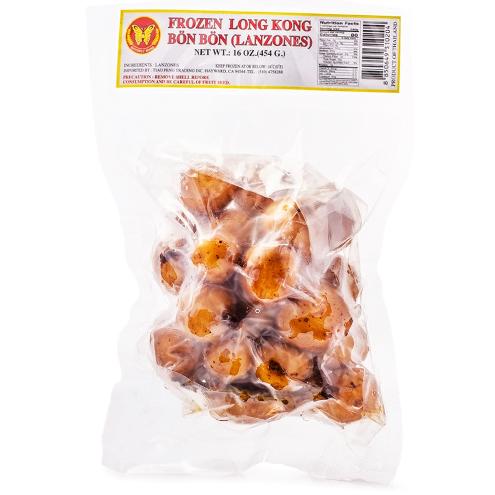 Butterfly Brand Frozen Lanzones - 454 G: Taste the Tropical Delight!