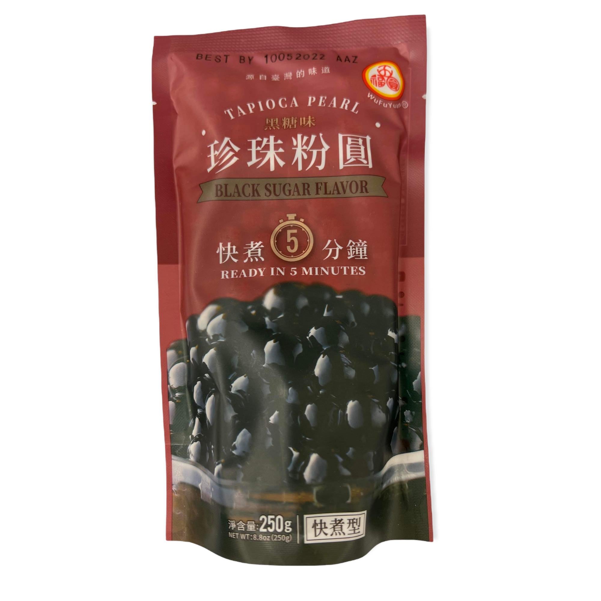 WufuYuan 250G Black Sugar Flavored Tapioca Pearls