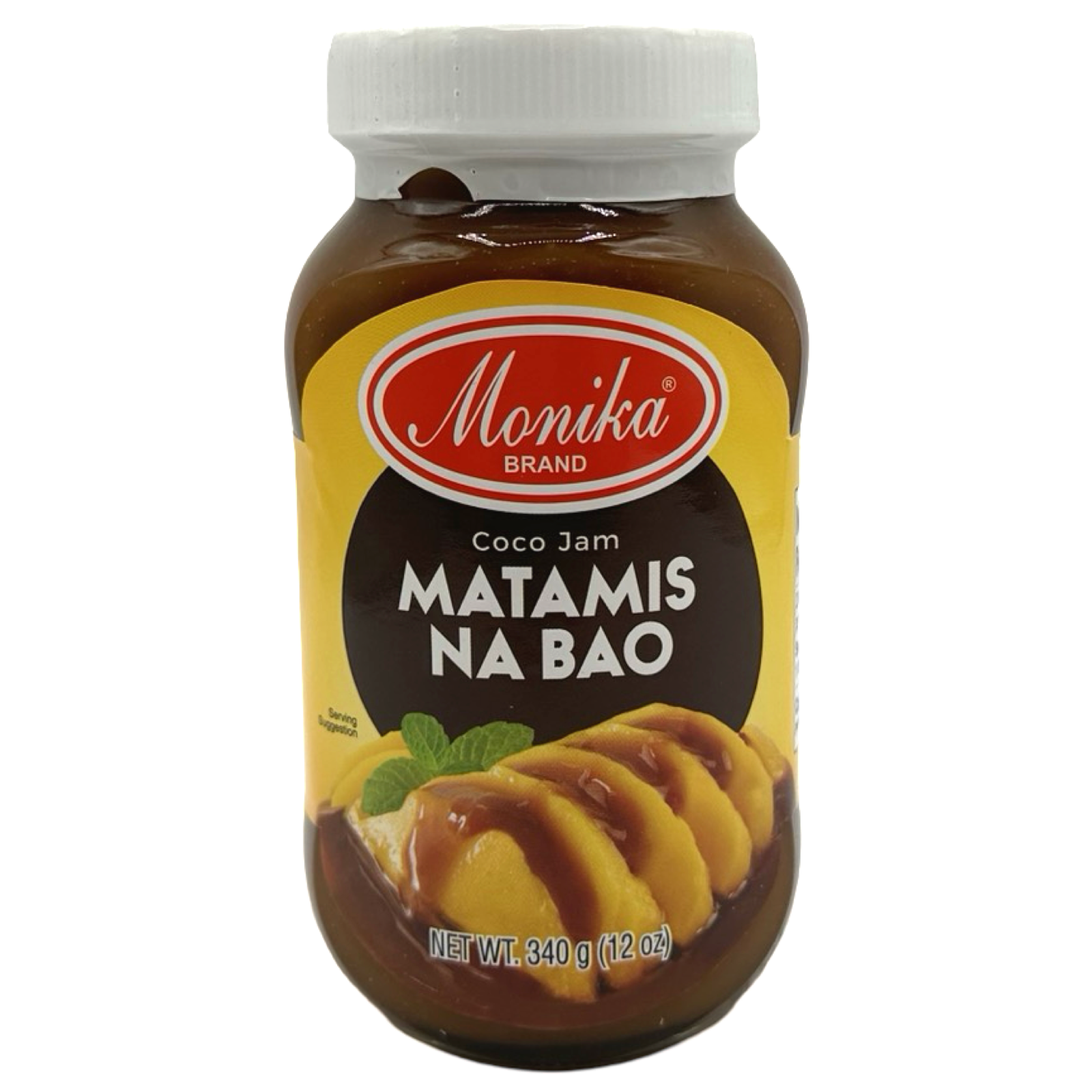 Monika Brand Coconut Jam - 12 OZ - Sweet and Tasty Spread for Bread and Crackers