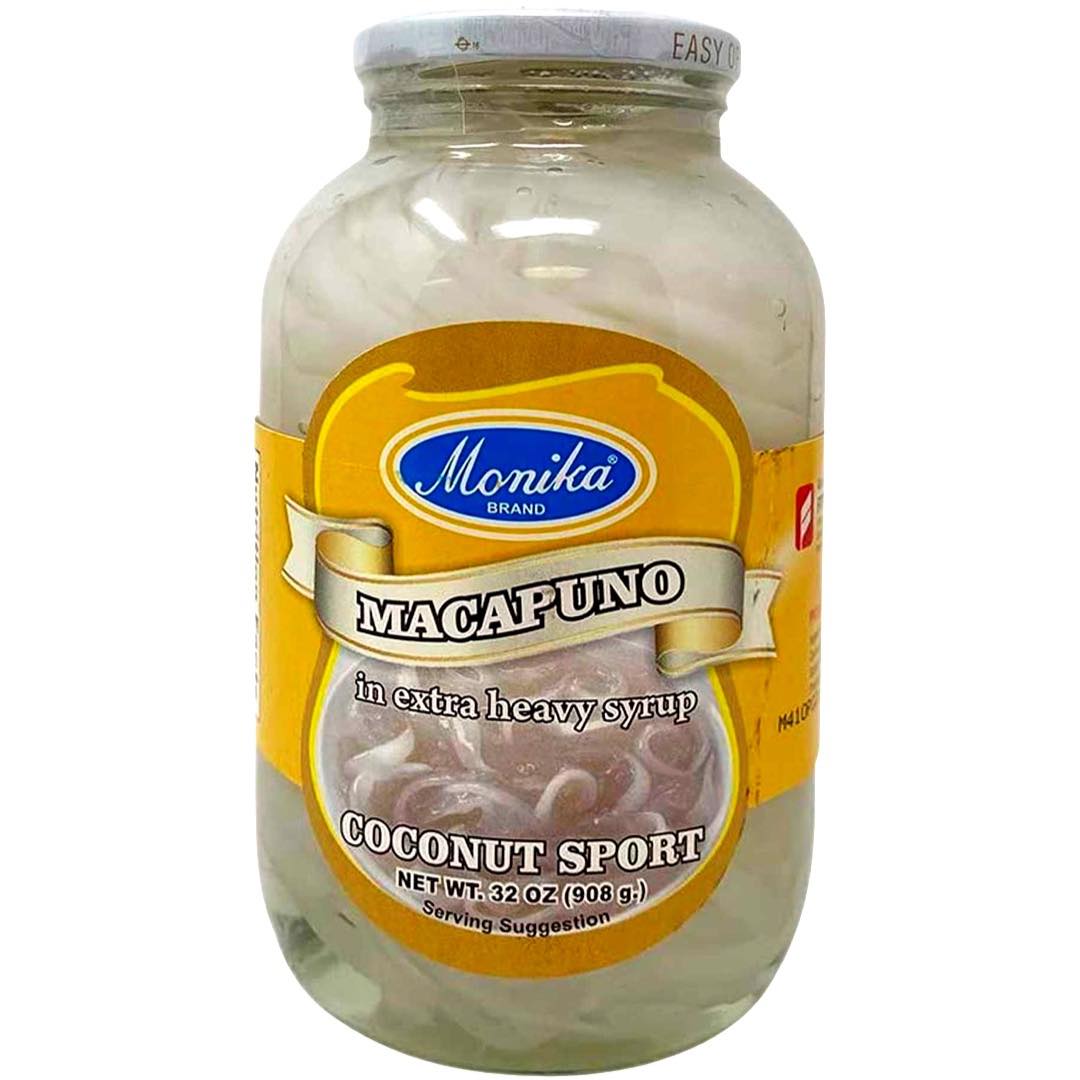 Get Monika Brand 32-OZ Macapuno in Extra Thick Syrup - Ideal Coconut Delight for Desserts
