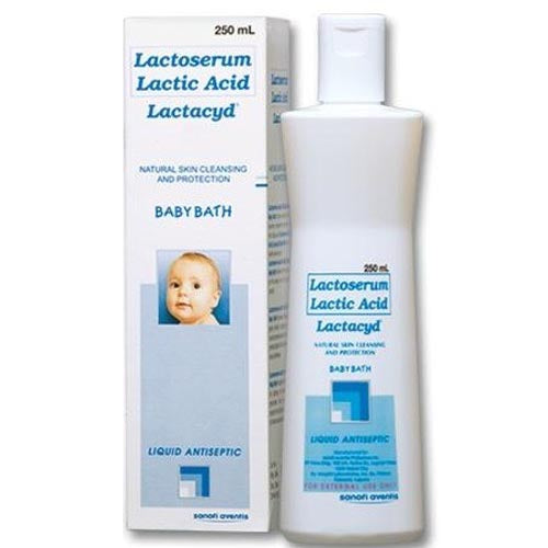 Sanofi Lactacyd Baby Bath - 250 ML Liquid Antiseptic for Natural Skin Care