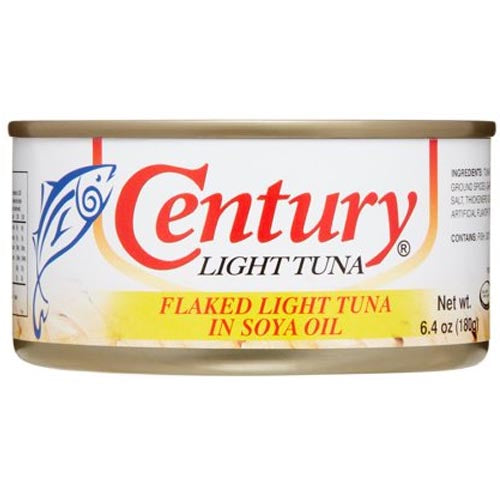 Century Flaked Light Tuna in Soya Vegetable Oil - 180 Grams, A Healthy Choice