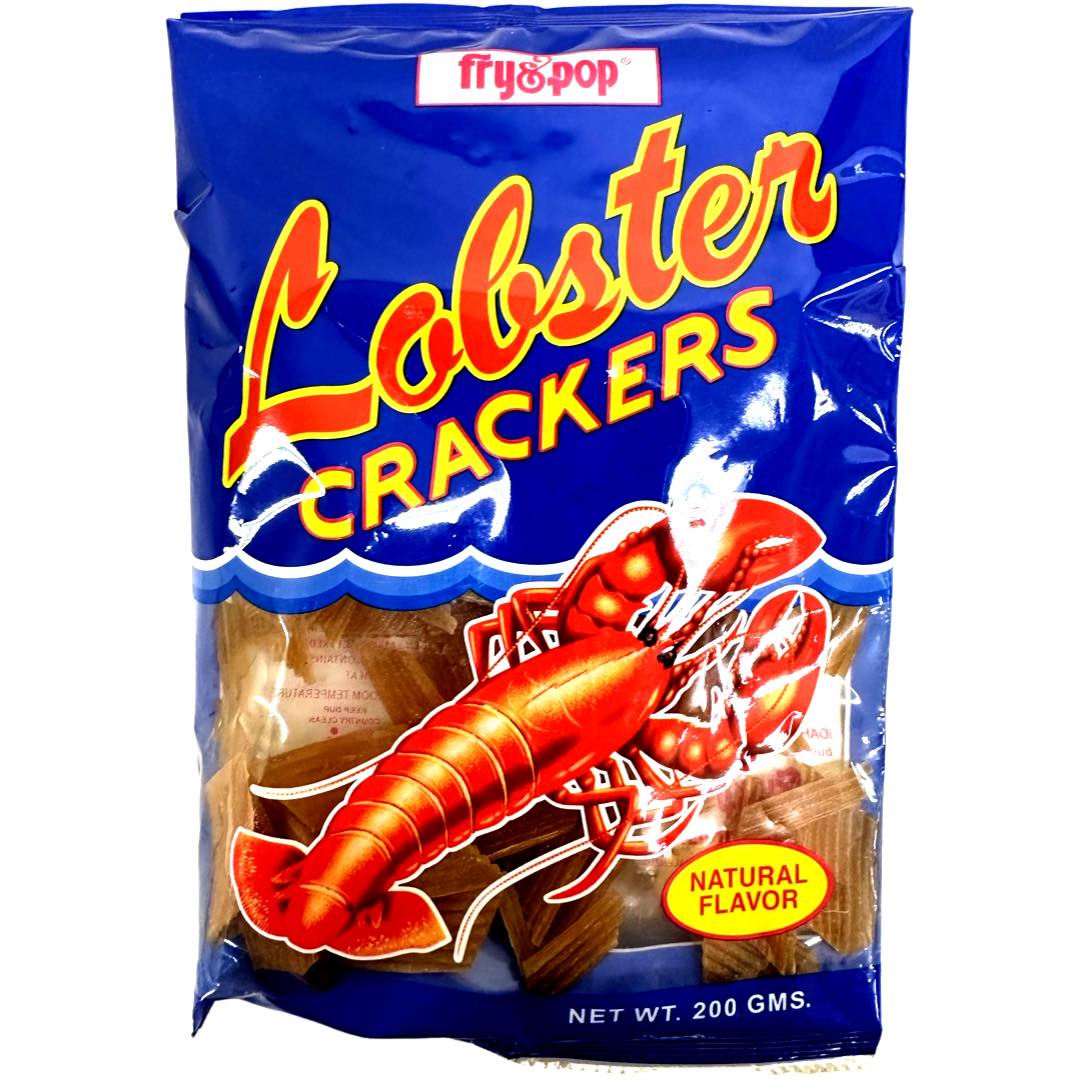 Fry Pop Lobster Crackers - Natural Flavors, Just Fry in Oil - 200G