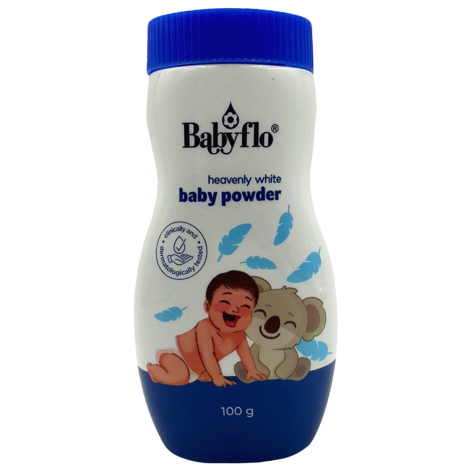 Babyflo Baby Powder - Heavenly White (BLUE) 100G - Try Now!