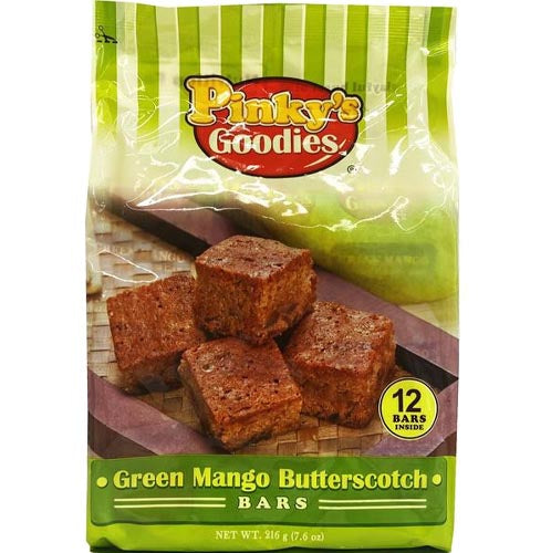 Pinky's Delightful Green Mango Butterscotch Bars - 12 Pieces, 7.60 OZ