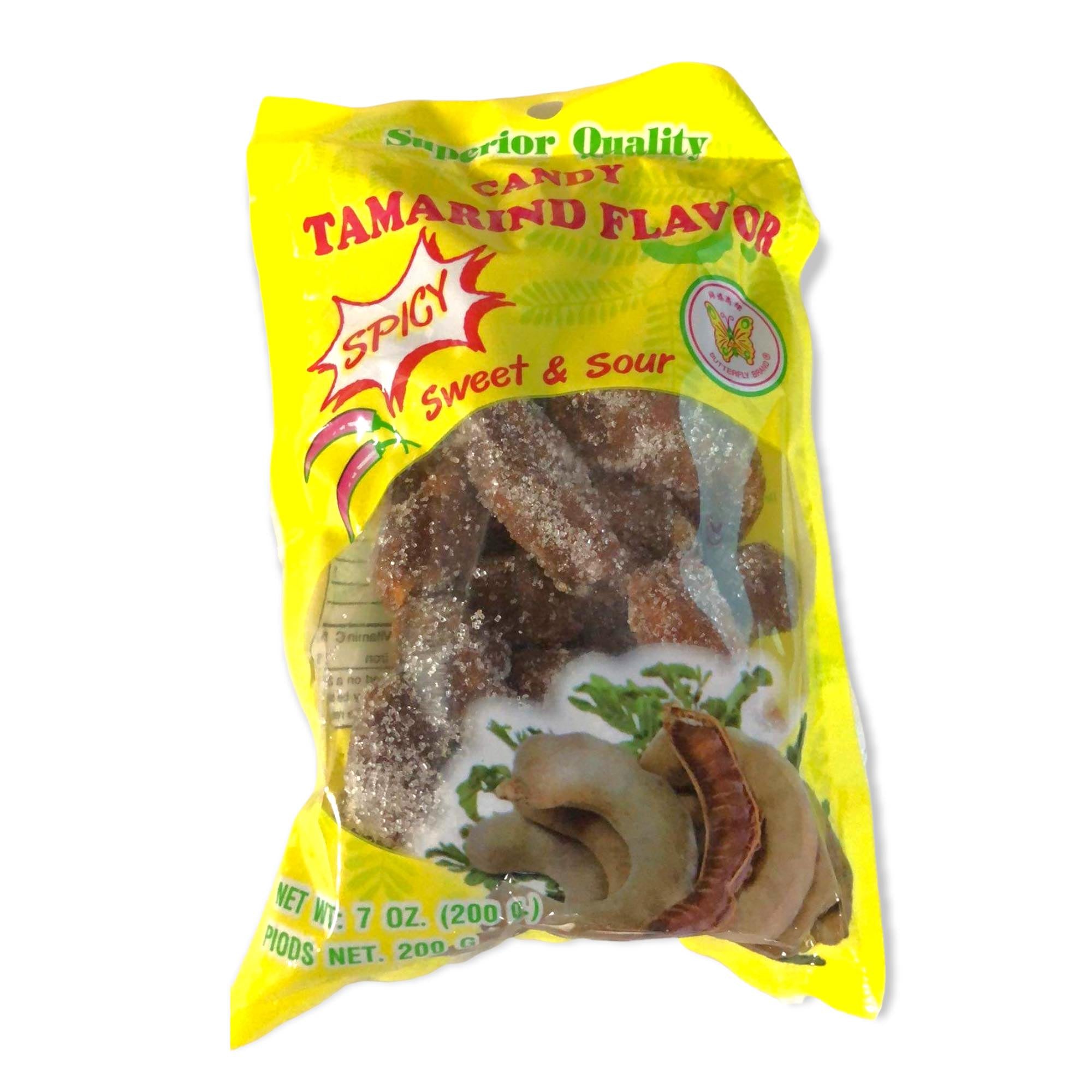 Butterfly Brand's 200G Tamarind Flavor Candy - Enjoy Sweet, Sour & Spicy Delight