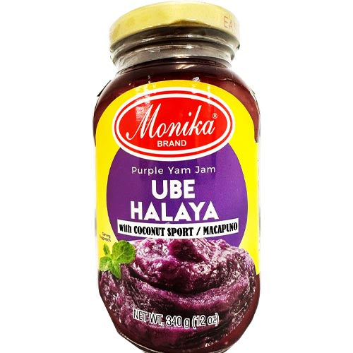Monika Brand - 12 OZ Purple Yam Jam (UBE Halaya) with Coconut Sport/Macapuno