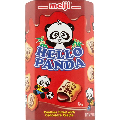 Meiji Hello Panda Chocolate Biscuits - 2.1 OZ - Perfect Anytime Snack!