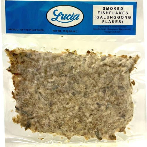 Lucia Smoked Galunggong Fish Flakes - 4 OZ | Tasty Delight