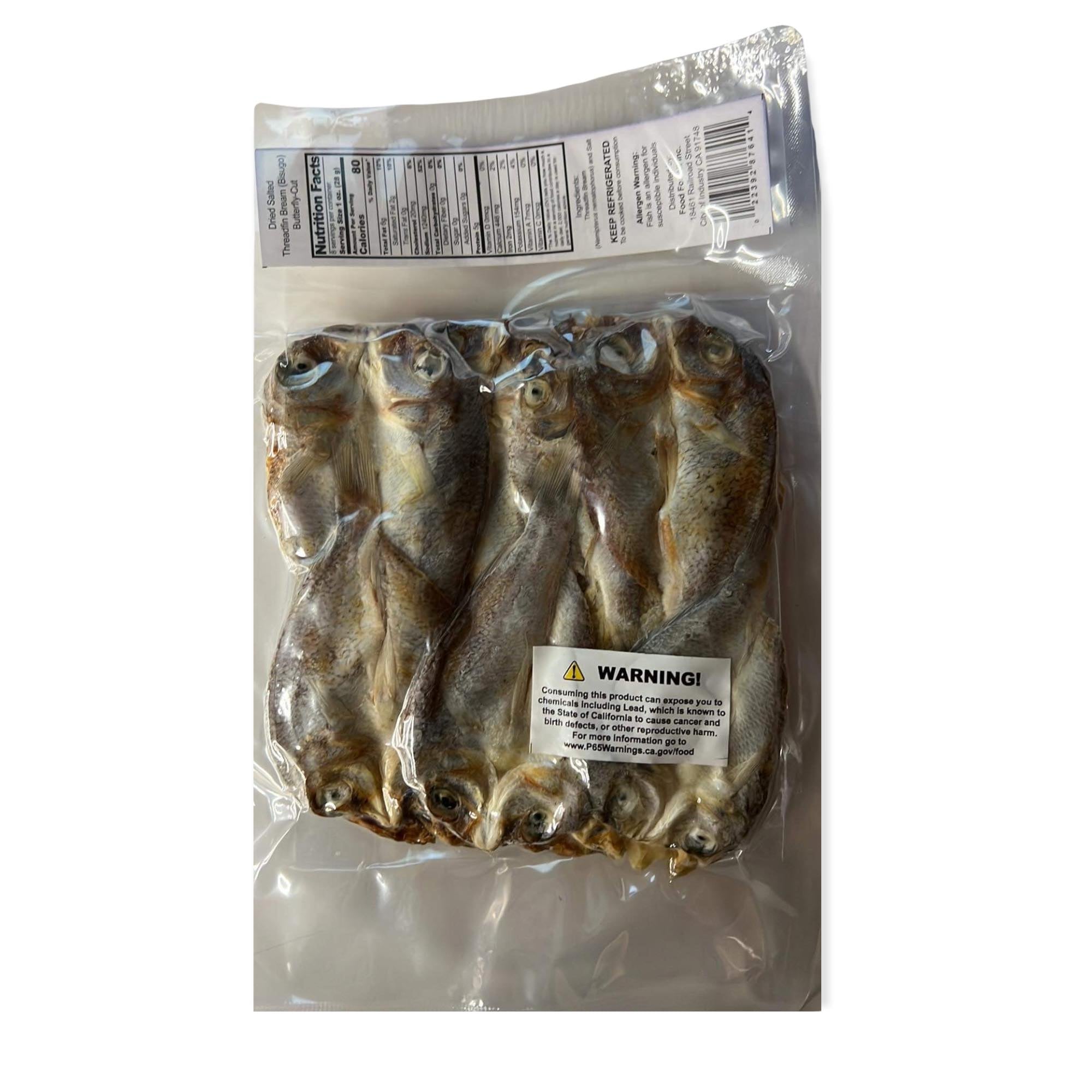 Pangasinan Brand - 227G Dried Salted Butterfly-Cut Threadfin Bream (Bisugo) - Great Deal