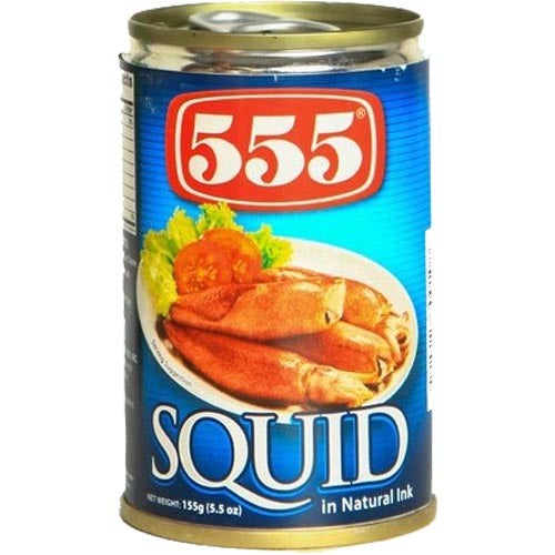 555 Squid in Natural Ink - 155G: A Tasty Deal