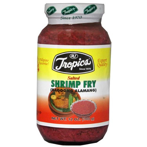 Tropics - 12 OZ Salted Shrimp Fry (Bagoong Alamang) - Affordable Delight