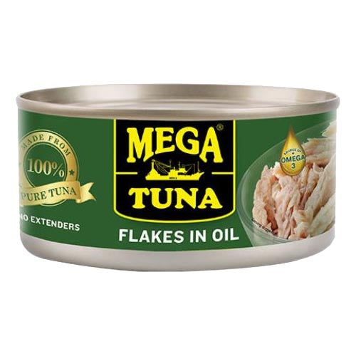 180G Green Mega Oil-Packed Tuna Flakes - Premium Spanish Style