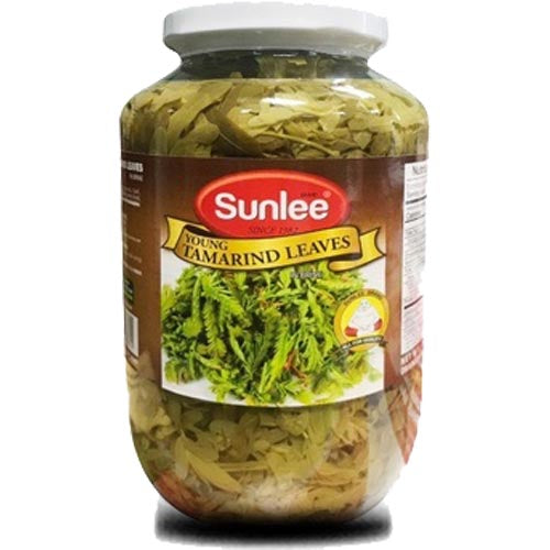 Sunlee Fresh Young Tamarind Leaves - 16 Ounce Jar